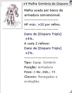 +9 Malha Sombria do Disparo Triplo