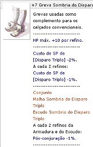 +7 Malha Sombria do Disparo Triplo