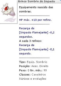 Brinco Sombrio do Impacto