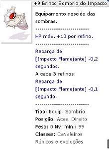 +9 Brinco Sombrio do Impacto