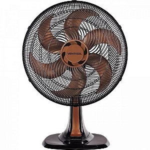 Ventilador de Mesa Ventisol Turbo 6 40cm Bronze 127v