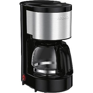Cafeteira Elétrica Arno Perfectta Inox 600ml Jarra de Vidro 220V