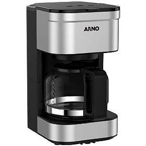Cafeteira Elétrica Arno Preferita Inox 750ml Jarra de Vidro 127V