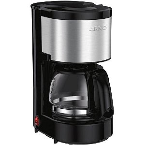 Cafeteira Elétrica Arno Perfectta Inox 600ml Jarra de Vidro 127V