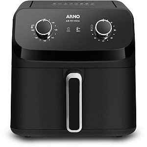 Fritadeira Sem Óleo Air Fryer Arno Mega AFM7 7,5L Preta 127V