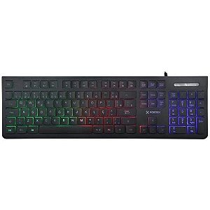Teclado Gamer Multimídia Fortrek Black Eagle Preto
