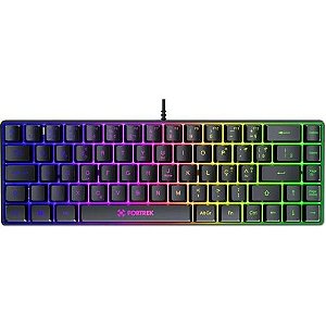 Teclado Gamer Fortrek Fearless 65 Compact Preto