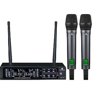 Microfone Sem Fio Harmonics HSF-300 Duplo