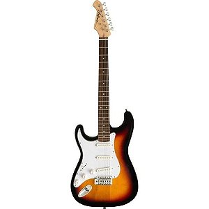 Guitarra Aria Pro II STG-003/M LH 3 Tone Sunburst (canhoto)