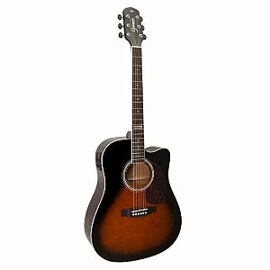 Violão Giannini GF1D CEQ Eletroacústico Aço 3 Tone Sunburst