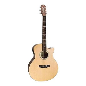 Violão Giannini Frand Auditorium Ceq Eletroacústico Aço Natural Satin