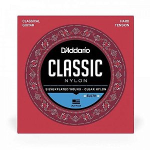 Encordoamento Violão Nylon Ten. Alta Student EJ27H D Addario