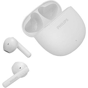 Fone de Ouvido Philips TAT1139 Bluetooth True Wireless Branco