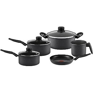 Jogo de Panelas Rochedo Robusta Grafite 5 Peças - CXM / 2