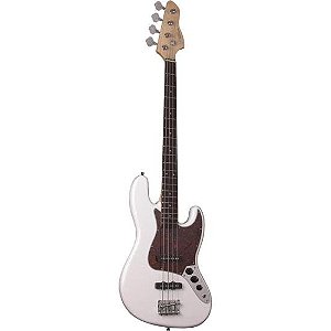 Contrabaixo Giannini GB-100 Jazz Bass Elétrico Passivo Branco/Turtle