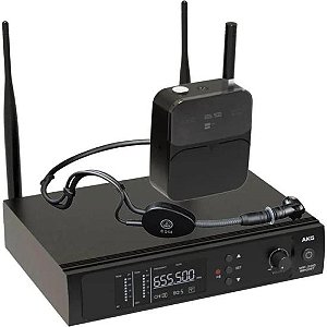 Sistema de Microfone Sem Fio UHF AKG 300 Sport