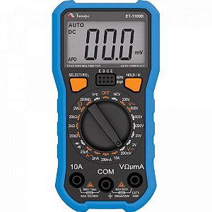 Multimetro Digital Minipa ET-1100B Azul/Preto