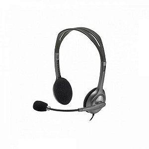 Headset Logitech H111 Cinza