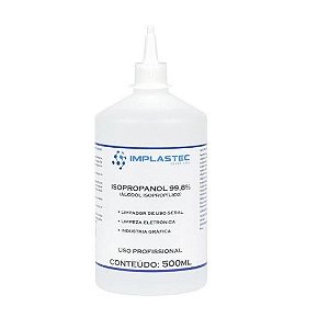 Kit 24 Álcool Isopropílico 500ml Isopropanol Implastec
