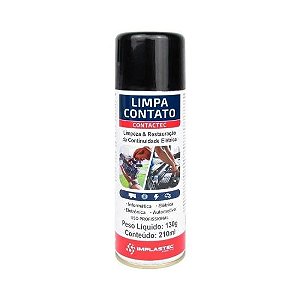 Kit 12 Spray Limpa Contato 130g Contactec Implastec Aerossol
