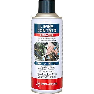 Kit 12 Limpador De Contato Contactec Spray 350Ml Implastec