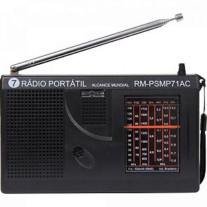 Rádio Portátil Motobras RM-PSMP71AC Preto