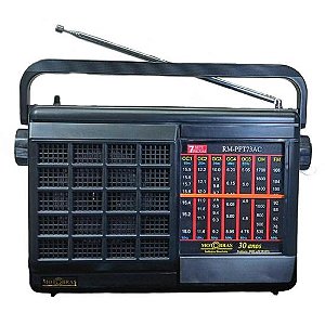 Rádio Portátil Motobras RM-PFT73AC 7 Faixas Preto