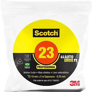 Fita Autofusão 19mmx5m 23BR Preta 3M