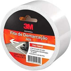 Fita de Demarcação 50mmx30m Branca 3M