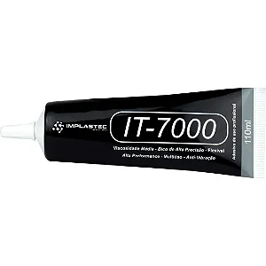 Cola Multiuso Preta IT7000 Implastec