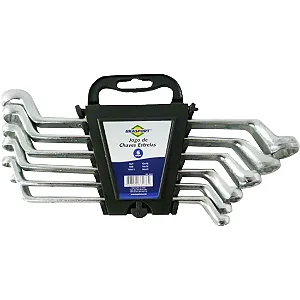Kit de Chave Estrela Com 6 Peças de 6 a 17mm Brasfort
