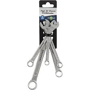 Kit de Chave Combinada Com 5 Pecas de 8 a 17mm Brasfort