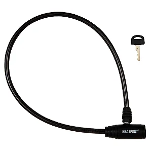 Cadeado Para Bicicleta Com Chave Brasfort 8MMX60CM