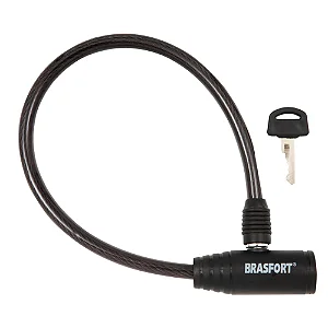 Cadeado Para Bicicleta Com Chave Brasfort 8MMX40CM