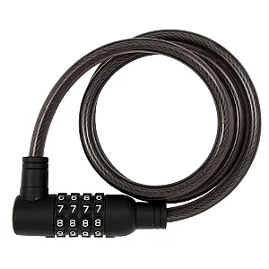 Cadeado Para Bicicleta Espiral Com Segredo Brasfort 10MMX1M