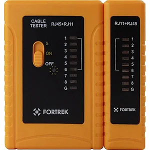 Testador de Cabos Lan RJ11/45 Fortrek TCF101