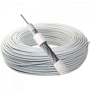 Cabo Coaxial RG6 95% Megatron Rolo 100m