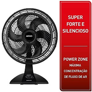 Ventilador Arno Turbo Force 2 em 1 Preto VF42 127v