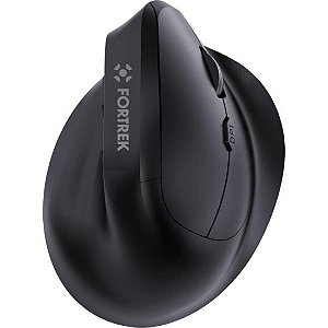 Mouse Vertical Sem Fio Ergonômico Fortrek MERG15 Preto