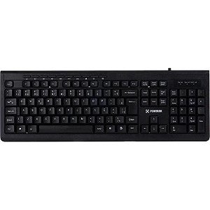 Teclado Multimídia Fortrek MKL-101 Preto FK 424K