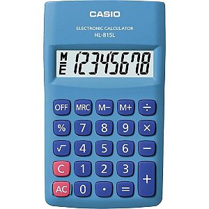 Calculadora de Bolso Casio HL815L 8 Dígitos Azul