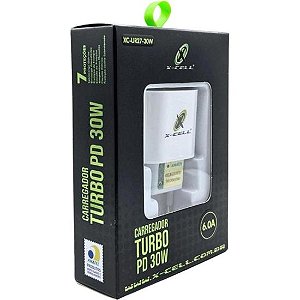 Carregador Turbo 6A 30w USB-C XC-UR27 Flex