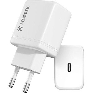 Carregador Universal USB-C Fortrek FK 131B 20w PD