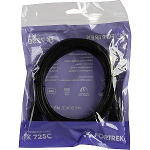 Cabo HDMI 2.0 4K 3M HD203 Fortrek FK 725C