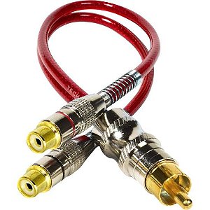Cabo de Áudio Profissional Y 2FX1M Blindado 20cm CBAY0019 Storm