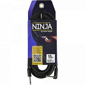 Cabo Para Instrumentos P10 x P10 90º 4,57m Ninja L Santo Angelo