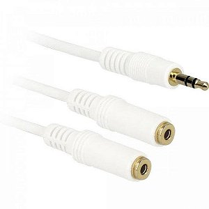 Cabo P2 Stereo Para 2x J2 Stereo 15cm Gold CBPD0017 Storm - PCT / 10