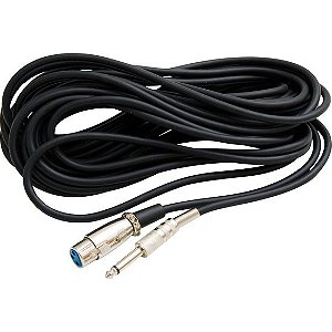 Cabo Para Instrumento XLR(F) x P10 5M CBMC0001 Preto Storm
