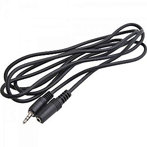 Cabo P2 Estéreo x J2 Estéreo 1,5m CBPD0012 Preto Storm - PCT / 10
