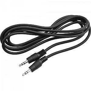 Cabo P2 Estéreo x P2 Estéreo 3m CBPD0013 Preto Storm - PCT / 10